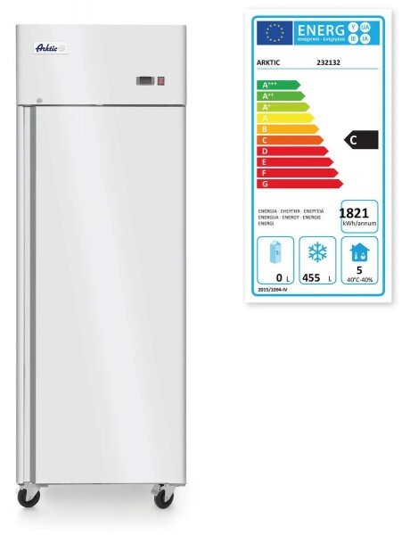 Zamrzovalnik, Enojna Vrata, 670L, Arktic, GN 2/1, 230V/600W, 730x800x2096mm