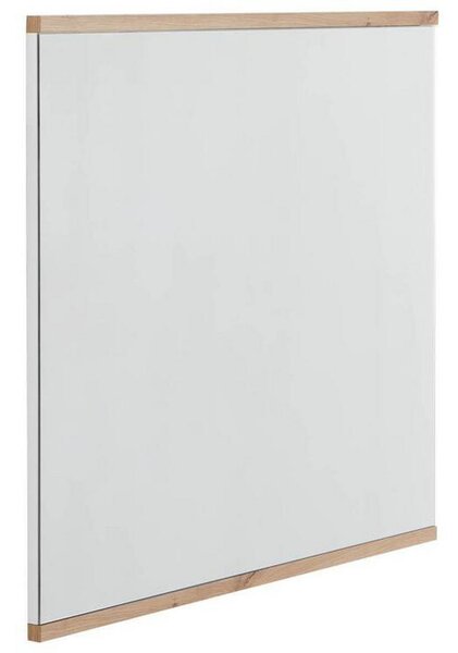 STENSKO OGLEDALO, 85/75/2 cm steklo, leseni material
