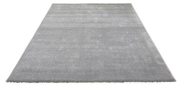 TKANA PREPROGA Tonga 160/230 cm tkano srebrne barve