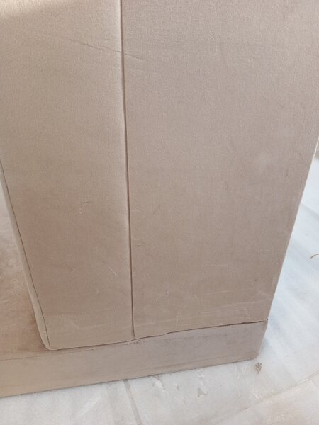 AKCIJA Raztegljiva obojestranska sedežna garnitura v L-obliki VENORIA SLIM 200x143 cm, bež + 2 blazini BREZPLAČNO II. kakovost
