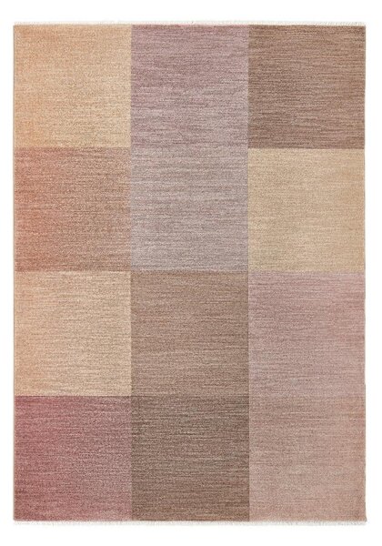 Mömax Tkana Preproga Urban Square, Roza/večbarvno, Ca. 80/150 Cm