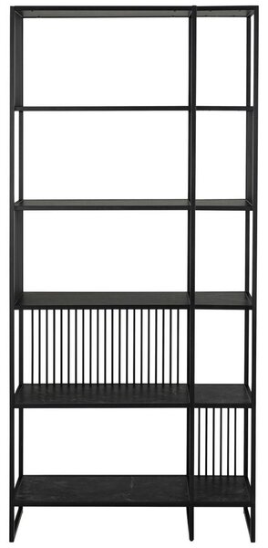 REGALNI ELEMENT 85/185/35 cm črna