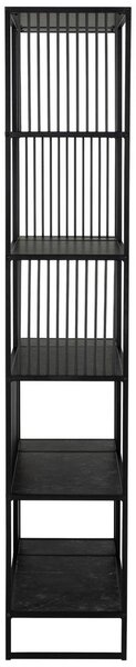 REGALNI ELEMENT 85/185/35 cm črna