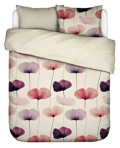 POSTELJNINA 200/200 cm saten pink