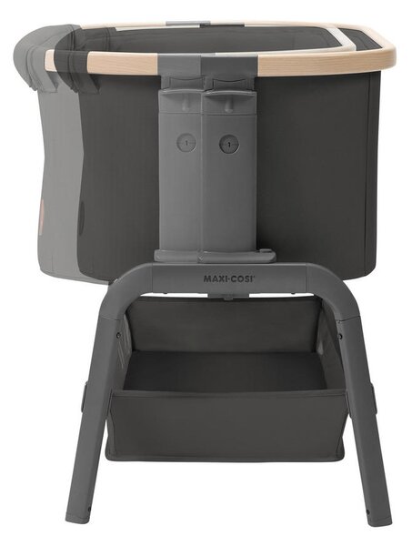 OBPOSTELJNA POSTELJICA IORA 93/74,5/55 cm temno siva
