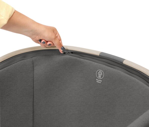 OBPOSTELJNA POSTELJICA IORA 93/74,5/55 cm temno siva