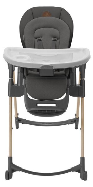 STOLČEK ZA HRANJENJE MINLA 57/106/86 cm temno siva