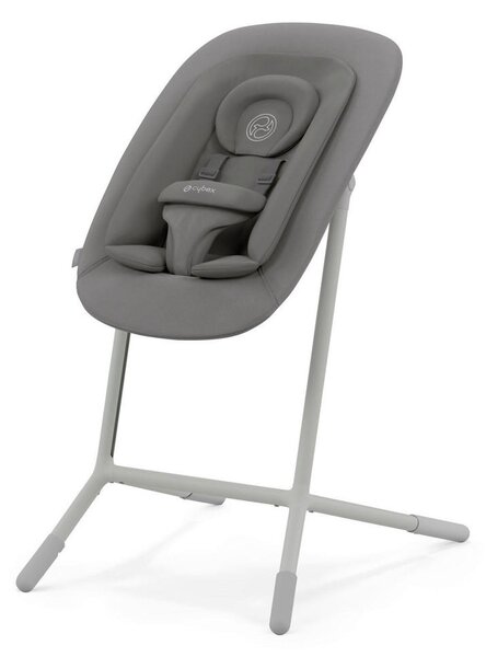 STOLČEK ZA HRANJENJE Lemo 4 in 1 Set 56/54,5/81,5 cm siva