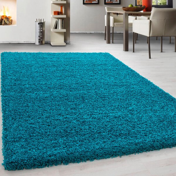 PREPROGA Z VISOKIM FLOROM Life 1500 100/200 cm tkano turkizna