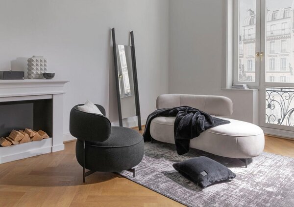 PLED SLEEK 150/200 cm antracit, siva, temno siva