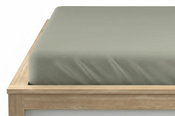 Jersey rjuha EXCLUSIVE sivozelena 90 x 200 cm