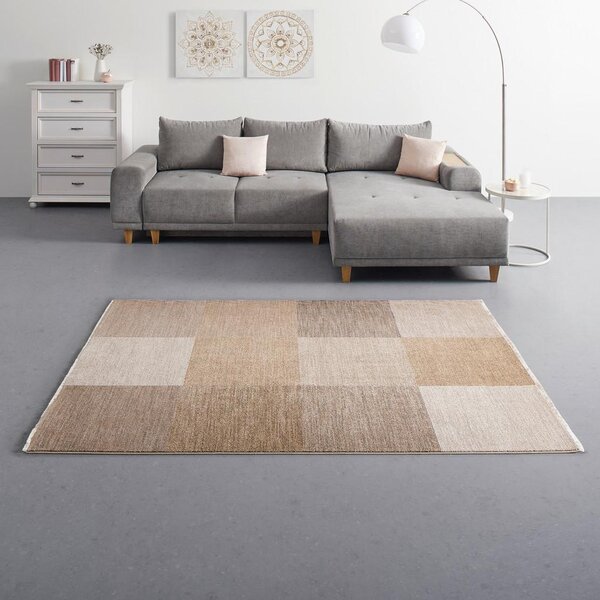 Mömax Tkana Preproga Urban Square, Rjava/večbarvno, Ca. 80/150 Cm
