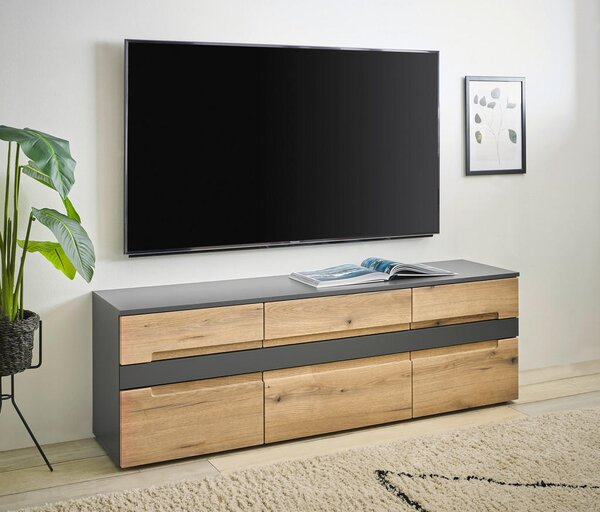 TV-ELEMENT antracit, barve hrasta