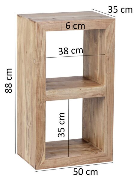 REGAL 50/88/35 cm barve akacije