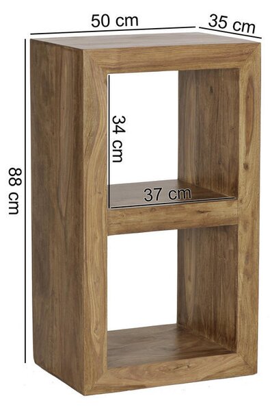 REGAL 50/88/35 cm barve indijskega rožnega lesa