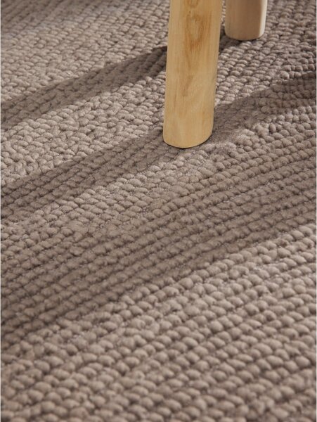 Sivorjav ročno tkan volnen tekač 80x200 cm Calmio – Hanse Home