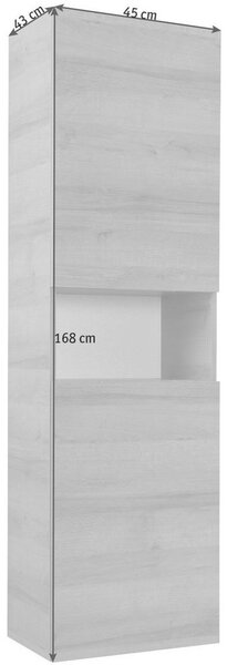 VISOKA OMARA 45/168/43 cm