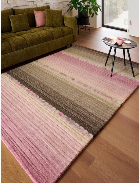 ORIENTALSKA PREPROGA Twilight in Pink 120/180 cm siva, pink