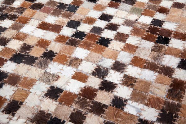 USNJENA PREPROGA Patchwork 170/240 cm bež