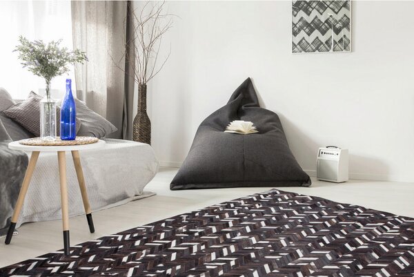 USNJENA PREPROGA Patchwork 200/290 cm rjava