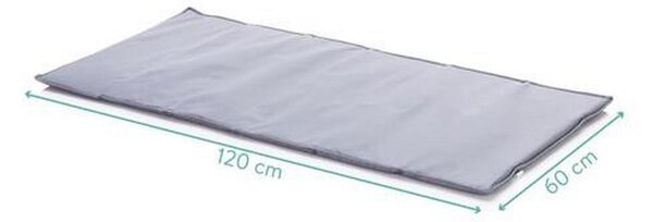 PRENOSNA POSTELJICA GRAU MELANGE 60/120 cm svetlo siva
