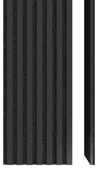 AKUSTIČNI MDF PANEL GRAFIT GRAFIT 30/260 cm temno siva