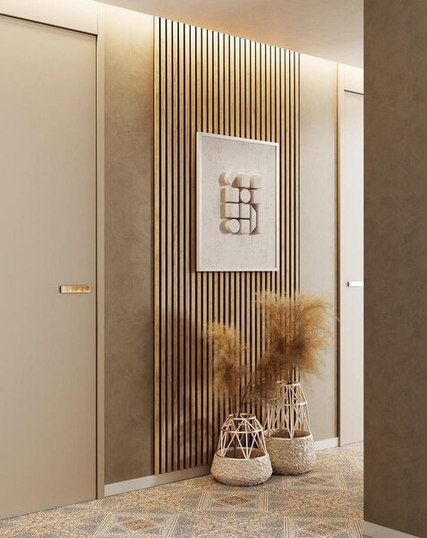 AKUSTIČNI MDF PANEL 30/260 cm bež