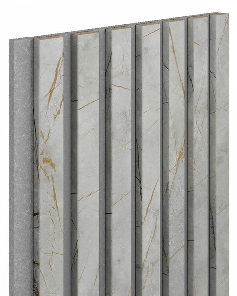 AKUSTIČNI MDF PANEL STONE 30/260 cm siva