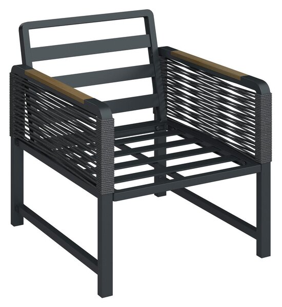 LOUNGE NASLANJAČ tkanina aluminij