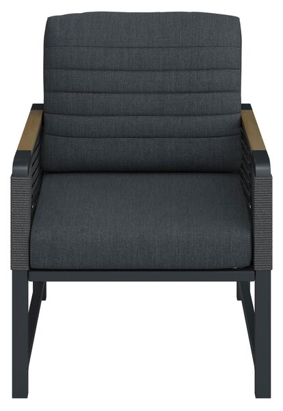 LOUNGE NASLANJAČ tkanina aluminij
