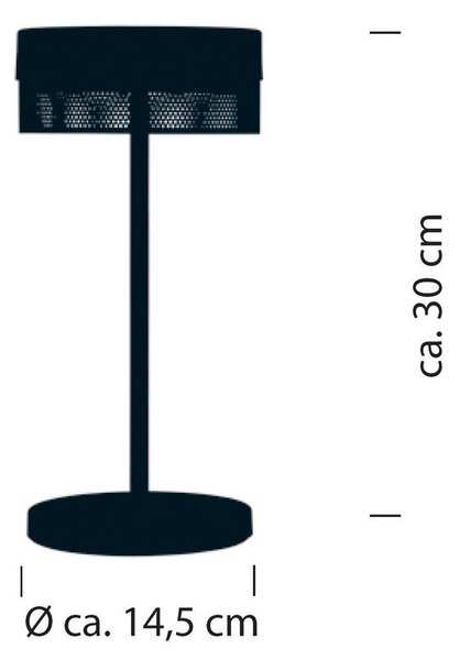 NAMIZNA SVETILKA ZA POLNJENJE Mesh 14,5/30 cm