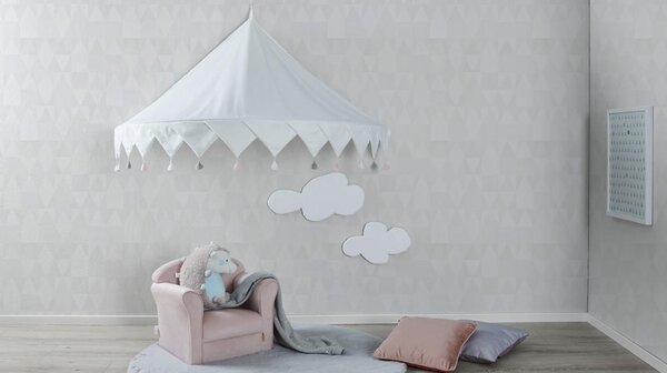 BALDAHIN Cute 145/78/55 cm obarvano bela