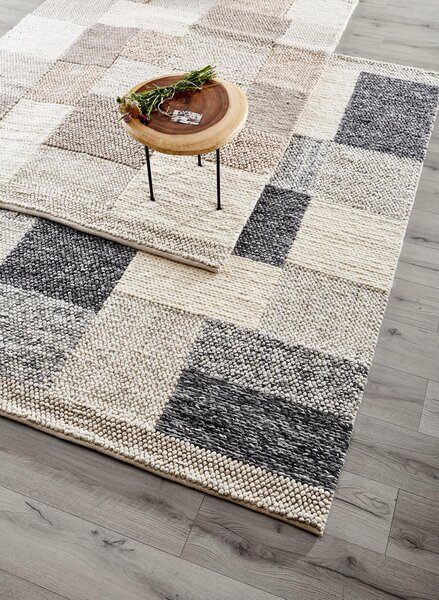 ROČNO TKANA PREPROGA Nordic 160/230 cm tkano naravne barve, bež