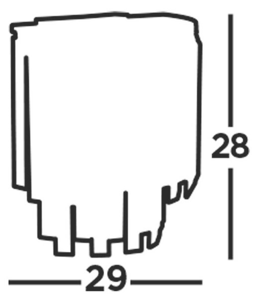 STENSKA SVETILKA Clarissa 60 W 220-240 V