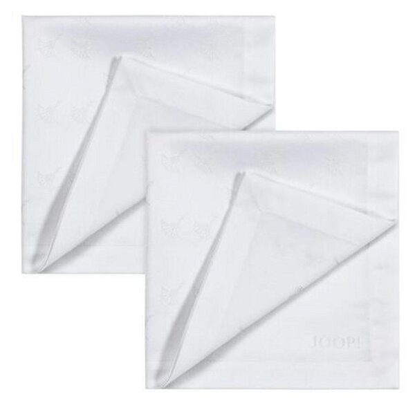 SERVIETA IZ BLAGA FADED CORNFLOWER 50/50 cm bela