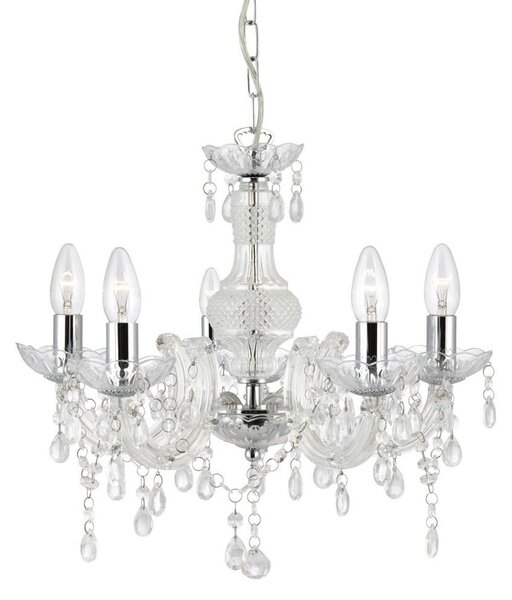 KRISTALNA VISEČA SVETILKA Marie Therese 48/120 cm E14