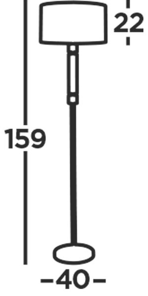 STOJEČA SVETILKA Kylie 40/40/158.5 cm