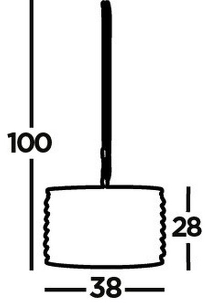KRISTALNA VISEČA SVETILKA Marquise 38/100 cm E14