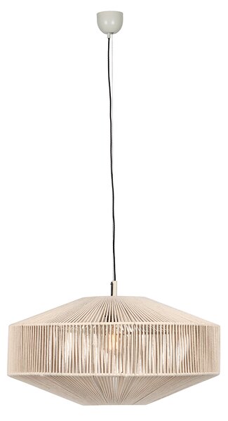 Japandi viseča svetilka rjava vrv 61cm - Svea