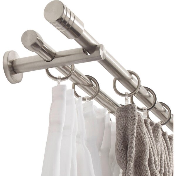 SET KARNISE 120 cm barve nerjavečega jekla