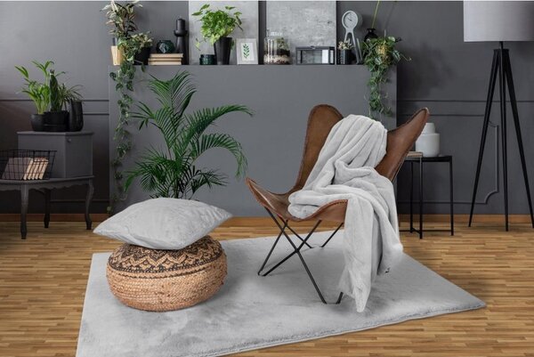 ODEJA HEAVEN 150/200 cm srebrne barve, siva