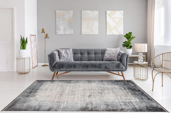 TKANA PREPROGA Elysee 901 160/230 cm srebrne barve