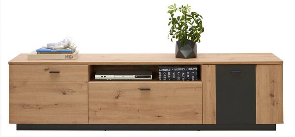 TV-ELEMENT antracit, barve hrasta