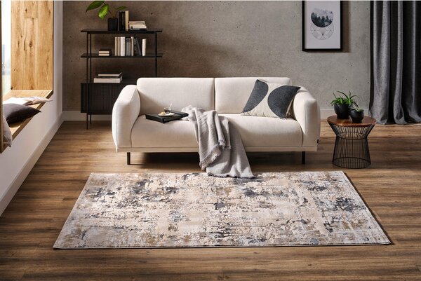 TKANA PREPROGA Elegance 120/180 cm tkano siva, bež