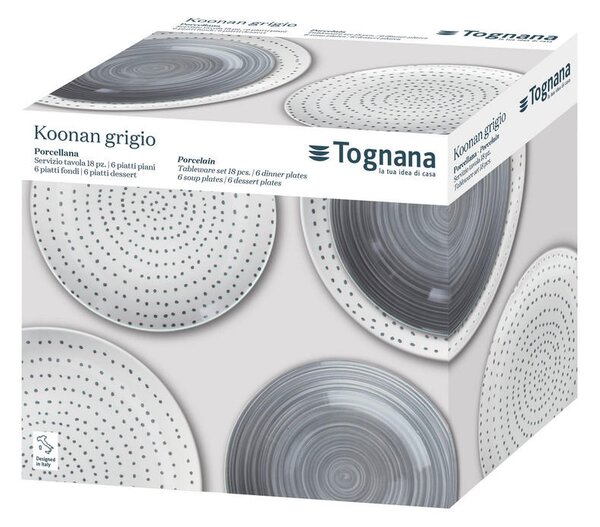 JEDILNI SERVIS 18/1 MADISON KOONAN GRIGIO
