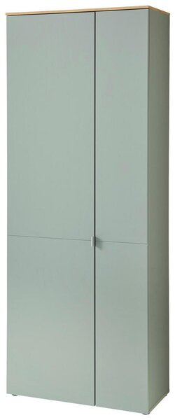 GARDEROBNA OMARA žajbljevo zelena, hrast artisan