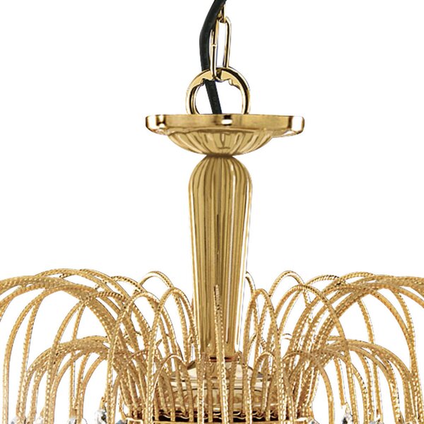 KRISTALNA VISEČA SVETILKA Waterfall 42/98 cm E14