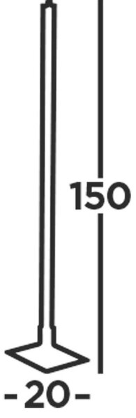 STOJEČA LED-SVETILKA Tribeca 1183 lm 2700-4000 K