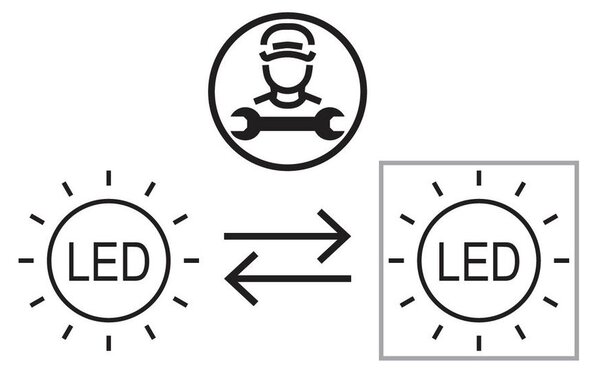 VISEČA LED-SVETILKA 3000 K 230 V