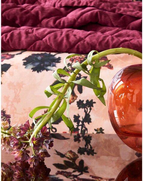 POSTELJNINA KARLI 135/200 cm saten pink